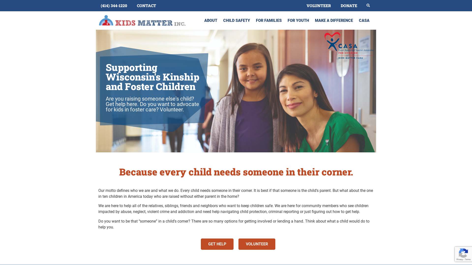 Kids Matter Inc. Website