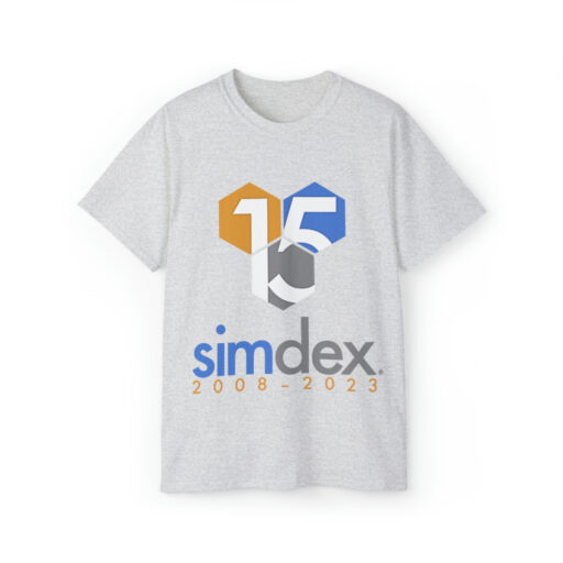 SimDex Logo 15th Anniversary Edition | Unisex Ultra Cotton T-Shirt - Image 9
