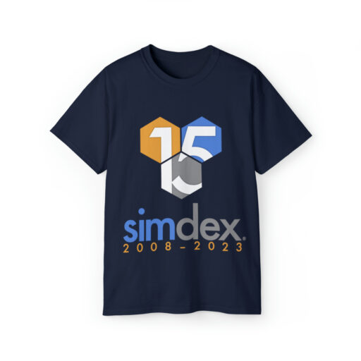 SimDex Logo 15th Anniversary Edition | Unisex Ultra Cotton T-Shirt - Image 21