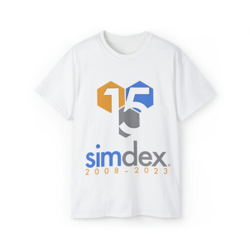 SimDex Logo 15th Anniversary Edition | Unisex Ultra Cotton T-Shirt - Image 5