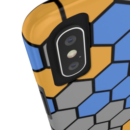 SimDex Logo Hexagons Pattern | Tough Phone Case - Image 38