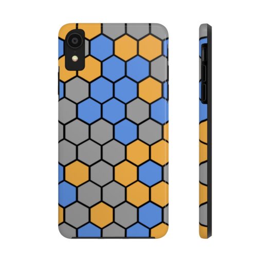 SimDex Logo Hexagons Pattern | Tough Phone Case - Image 40