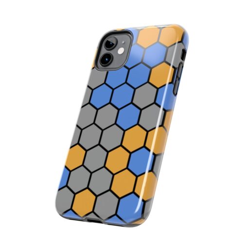 SimDex Logo Hexagons Pattern | Tough Phone Case - Image 21