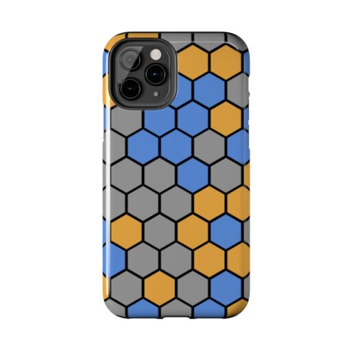 SimDex Logo Hexagons Pattern | Tough Phone Case - Image 26