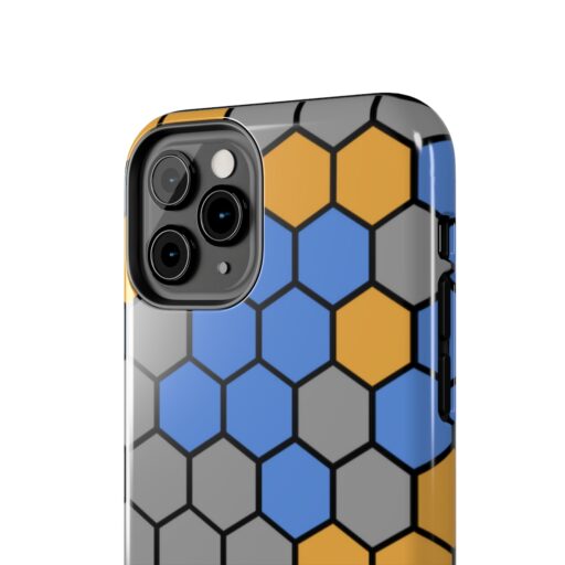 SimDex Logo Hexagons Pattern | Tough Phone Case - Image 28