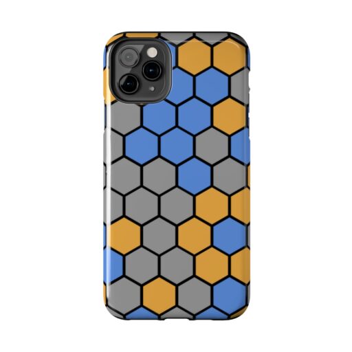SimDex Logo Hexagons Pattern | Tough Phone Case - Image 32
