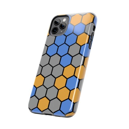 SimDex Logo Hexagons Pattern | Tough Phone Case - Image 33