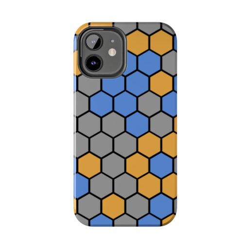 SimDex Logo Hexagons Pattern | Tough Phone Case - Image 75