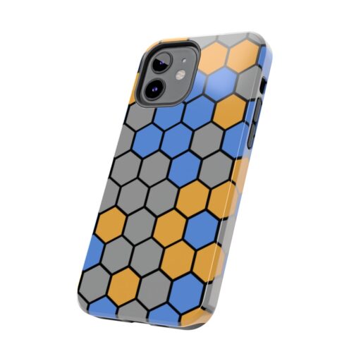 SimDex Logo Hexagons Pattern | Tough Phone Case - Image 76