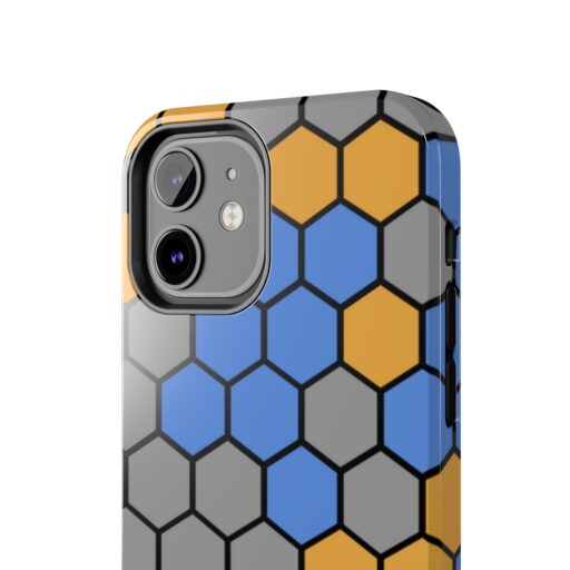 SimDex Logo Hexagons Pattern | Tough Phone Case - Image 77