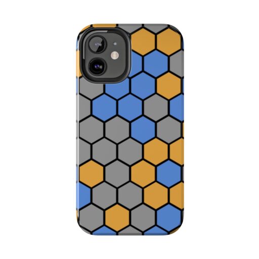 SimDex Logo Hexagons Pattern | Tough Phone Case - Image 81