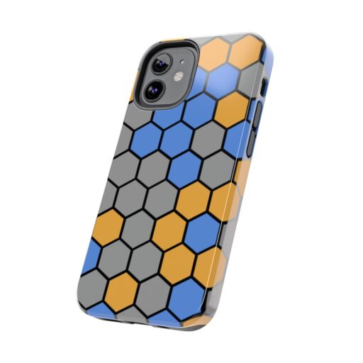 SimDex Logo Hexagons Pattern | Tough Phone Case - Image 82