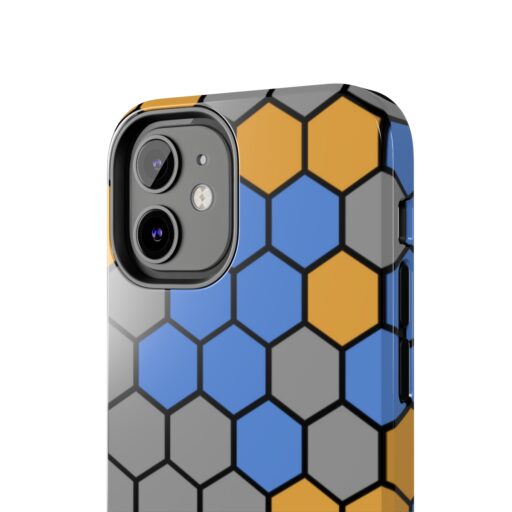 SimDex Logo Hexagons Pattern | Tough Phone Case - Image 83