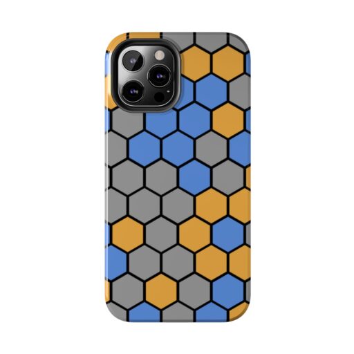 SimDex Logo Hexagons Pattern | Tough Phone Case - Image 14
