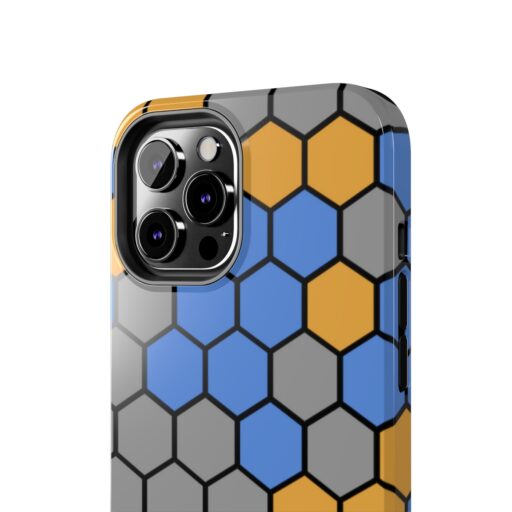 SimDex Logo Hexagons Pattern | Tough Phone Case - Image 16