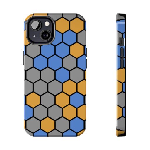 SimDex Logo Hexagons Pattern | Tough Phone Case - Image 50