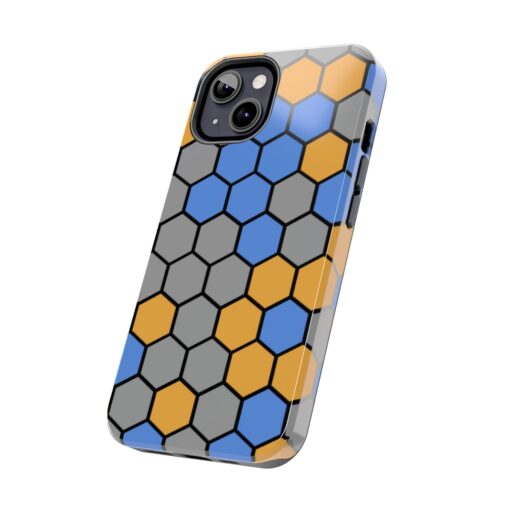SimDex Logo Hexagons Pattern | Tough Phone Case - Image 52