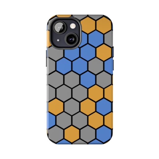 SimDex Logo Hexagons Pattern | Tough Phone Case - Image 57