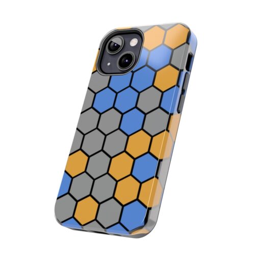SimDex Logo Hexagons Pattern | Tough Phone Case - Image 58