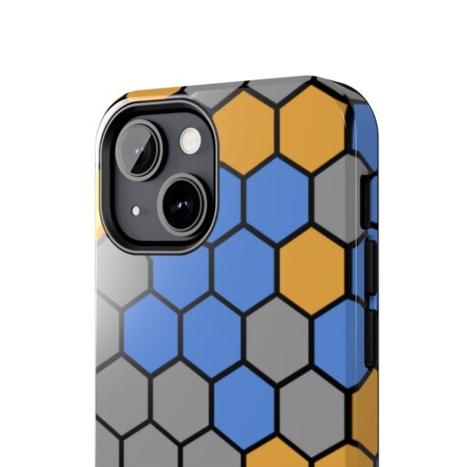 SimDex Logo Hexagons Pattern | Tough Phone Case - Image 59