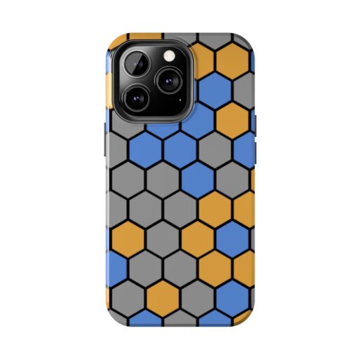 SimDex Logo Hexagons Pattern | Tough Phone Case - Image 63