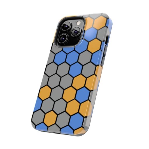 SimDex Logo Hexagons Pattern | Tough Phone Case - Image 64
