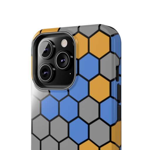 SimDex Logo Hexagons Pattern | Tough Phone Case - Image 65