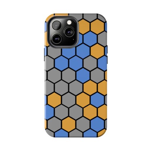SimDex Logo Hexagons Pattern | Tough Phone Case - Image 69
