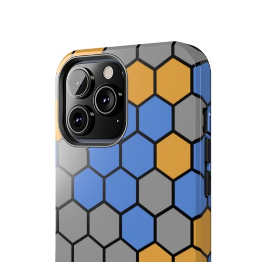 SimDex Logo Hexagons Pattern | Tough Phone Case - Image 71